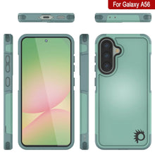 Load image into Gallery viewer, Punkcase Galaxy A56 Case, [Serie Spartan 2.0] Cubierta de servicio pesado resistente [verde azulado] [verde azulado]
