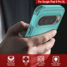 Cargar imagen en el visor de la galería, Punkcase Google Pixel 9 Pro XL Case, [Serie Spartan 2.0] Cubierta de servicio pesado resistente con protector de pantalla incorporado [azul]

