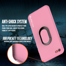 Cargar imagen en el visor de la galería, iPhone 8 Case, Punkcase Magnetix Protective TPU Cover W/ Kickstand, Tempered Glass Screen Protector [pink] 
