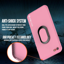 Cargar imagen en el visor de la galería, iPhone SE (4.7&quot;) Case, Punkcase Magnetix Protective TPU Cover W/ Kickstand, Tempered Glass Screen Protector [pink] 

