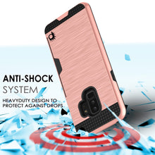 Cargar imagen en el visor de la galería, Galaxy S9 Plus Case, PUNKcase [SLOT Series] [Slim Fit] Dual-Layer Armor Cover w/Integrated Anti-Shock System, Credit Card Slot  [Rose Gold] (Color in image: Gold)
