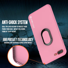 Cargar imagen en el visor de la galería, iPhone 8 PLUS Case, Punkcase Magnetix Protective TPU Cover W/ Kickstand, Tempered Glass Screen Protector [Pink] 
