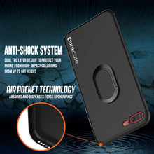 Cargar imagen en el visor de la galería, iPhone 8 PLUS Case, Punkcase Magnetix Protective TPU Cover W/ Kickstand, Tempered Glass Screen Protector [Black] 
