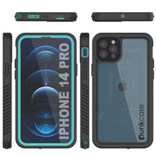 Cargar imagen en el visor de la galería, iPhone 14 Pro Waterproof Case, Punkcase [Extreme Series] Armor Cover W/ Built In Screen Protector [Teal] (Color in image: Red)
