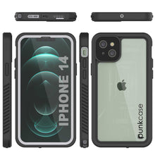 Cargar imagen en el visor de la galería, iPhone 14 Waterproof Case, Punkcase [Extreme Series] Armor Cover W/ Built In Screen Protector [White] (Color in image: Teal)
