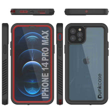 Cargar imagen en el visor de la galería, iPhone 14 Pro Max Waterproof Case, Punkcase [Extreme Series] Armor Cover W/ Built In Screen Protector [Red] (Color in image: Teal)
