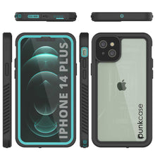 Cargar imagen en el visor de la galería, iPhone 14 Plus Waterproof Case, Punkcase [Extreme Series] Armor Cover W/ Built In Screen Protector [Teal] (Color in image: Red)
