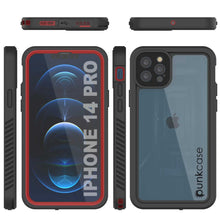 Cargar imagen en el visor de la galería, iPhone 14 Pro Waterproof Case, Punkcase [Extreme Series] Armor Cover W/ Built In Screen Protector [Red] (Color in image: Teal)
