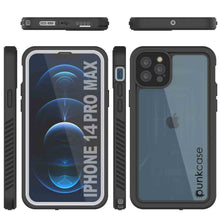 Cargar imagen en el visor de la galería, iPhone 14 Pro Max Waterproof Case, Punkcase [Extreme Series] Armor Cover W/ Built In Screen Protector [White] (Color in image: Teal)
