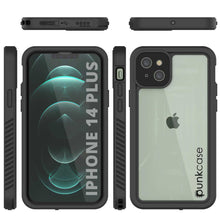 Cargar imagen en el visor de la galería, iPhone 14 Plus Waterproof Case, Punkcase [Extreme Series] Armor Cover W/ Built In Screen Protector [Black] (Color in image: Red)
