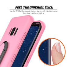 Load image into Gallery viewer, Galaxy S8 Case, Punkcase Magnetix Protective TPU Cover W/ Kickstand, Screen Protector [Pink] 
