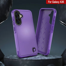 Cargar imagen en el visor de la galería, Punkcase Galaxy A36 Case, [Serie Spartan 2.0] Carrera de servicio pesado resistente [púrpura]
