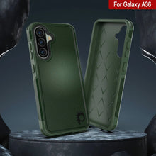Cargar imagen en el visor de la galería, Punkcase Galaxy A36 Case, [Serie Spartan 2.0] Carrera de servicio pesado resistente [verde oscuro]
