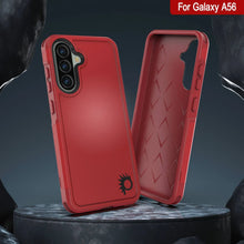 Cargar imagen en el visor de la galería, Punkcase Galaxy A56 Case, [Serie Spartan 2.0] Carrera de servicio pesado resistente [rojo]
