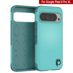 Punkcase Google Pixel 9 Pro XL Case, [Serie Spartan 2.0] Cubierta de servicio pesado resistente con protector de pantalla incorporado [azul]