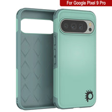 Cargar imagen en el visor de la galería, Punkcase Google Pixel 9 Pro Case, [Serie Spartan 2.0] Carrera de servicio pesado resistente con protector de pantalla incorporado [verde azulado]
