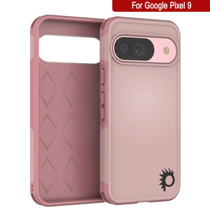 Punkcase Google Pixel 9 Case, [Serie Spartan 2.0] Cubierta de servicio pesado resistente con protector de pantalla incorporado [rosa]