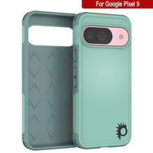 Cargar imagen en el visor de la galería, Punkcase Google Pixel 9 Caso, [Serie Spartan 2.0] Cubierta de servicio pesado resistente con protector de pantalla incorporado [verde azulado]
