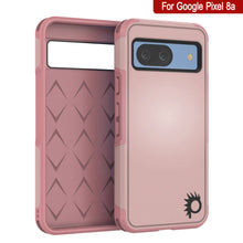 Load image into Gallery viewer, Funda PunkCase para Google Pixel 9, [Serie Spartan 2.0], transparente, resistente y duradera, con protector de pantalla incorporado [rosa]
