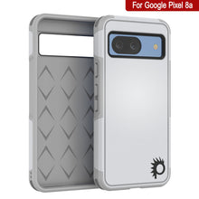 Load image into Gallery viewer, Funda PunkCase para Google Pixel 9, [Serie Spartan 2.0], transparente, resistente y duradera, con protector de pantalla incorporado [blanco]
