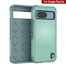 Load image into Gallery viewer, Funda PunkCase para Google Pixel 9 Pro XL, [Serie Spartan 2.0], transparente, resistente y duradera, con protector de pantalla incorporado [verde azulado]
