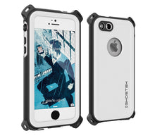 Cargar imagen en el visor de la galería, iPhone SE/5S/5 Waterproof Case, Ghostek® Nautical White Series| Underwater | Aluminum Frame (Color in image: White)
