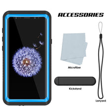 Cargar imagen en el visor de la galería, Galaxy S9 PLUS Waterproof Case, Punkcase [Extreme Series] [Slim Fit] [IP68 Certified] [Shockproof] [Snowproof] [Dirproof] Armor Cover [Light Blue] 
