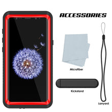 Cargar imagen en el visor de la galería, Galaxy S9 Waterproof Case, Punkcase [Extreme Series] [Slim Fit] [IP68 Certified] [Shockproof] [Snowproof] [Dirproof] Armor Cover W/ Built In Screen Protector for Samsung Galaxy S9 [Red] (Color in image: Teal)
