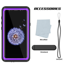 Cargar imagen en el visor de la galería, Galaxy S9 Waterproof Case, Punkcase [Extreme Series] [Slim Fit] [IP68 Certified] [Shockproof] [Snowproof] [Dirproof] Armor Cover W/ Built In Screen Protector for Samsung Galaxy S9 [Purple] (Color in image: Red)
