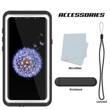 Cargar imagen en el visor de la galería, Galaxy S9 Waterproof Case, Punkcase [Extreme Series] [Slim Fit] [IP68 Certified] [Shockproof] [Snowproof] [Dirproof] Armor Cover [White] 
