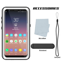 Cargar imagen en el visor de la galería, Galaxy S9 Waterproof Case, Punkcase StudStar White Thin 6.6ft Underwater IP68 Shock/Snow Proof (Color in image: light green)
