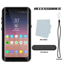 Cargar imagen en el visor de la galería, Galaxy S9 Waterproof Case, Punkcase [StudStar Series] [Slim Fit] [IP68 Certified] [Shockproof] [Dirtproof] [Snowproof] Armor Cover [Clear] (Color in image: light blue)
