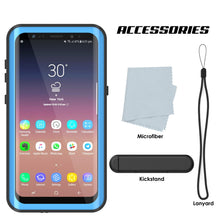 Cargar imagen en el visor de la galería, Galaxy S9 Waterproof Case PunkCase StudStar Light Blue Thin 6.6ft Underwater IP68 ShockProof (Color in image: light green)
