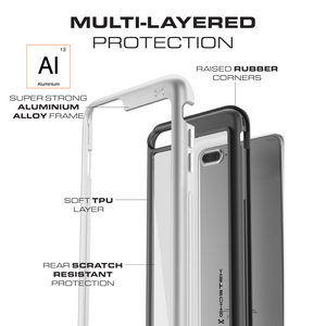 iPhone 7+ Plus Case, Ghostek®  Atomic Slim Series  for iPhone 7+ Plus Rugged Heavy Duty Case[SILVER] (Color in image: Teal)