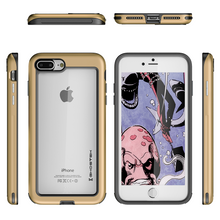 Cargar imagen en el visor de la galería, iPhone 7+ Plus Case, Ghostek®  Atomic Slim Series  for iPhone 7+ Plus Rugged Heavy Duty Case[GOLD] (Color in image: Red)
