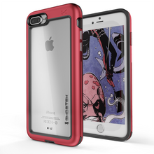 Cargar imagen en el visor de la galería, iPhone 7+ Plus Case, Ghostek®  Atomic Slim Series  for iPhone 7+ Plus Rugged Heavy Duty Case[RED] (Color in image: Red)
