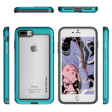 Cargar imagen en el visor de la galería, iPhone 7+ Plus Case, Ghostek®  Atomic Slim Series  for iPhone 7+ Plus Rugged Heavy Duty Case[TEAL] (Color in image: Pink)
