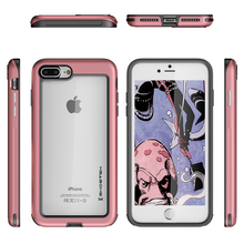 Cargar imagen en el visor de la galería, iPhone 7+ Plus Case, Ghostek®  Atomic Slim Series  for  iPhone 7+ Plus Rugged Heavy Duty Case[PINK] (Color in image: Gold)
