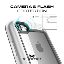 Cargar imagen en el visor de la galería, iPhone 7 Case, Ghostek®  Atomic Slim Series  for iPhone 7 Rugged Heavy Duty Case [SILVER] (Color in image: Gold)

