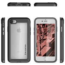 Cargar imagen en el visor de la galería, iPhone 7 Case, Ghostek®  Atomic Slim Series  for  iPhone 7 Rugged Heavy Duty Case [BLACK] (Color in image: Red)
