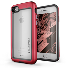 Cargar imagen en el visor de la galería, iPhone 7 Case, Ghostek®  Atomic Slim Series  for iPhone 7 Rugged Heavy Duty Case [RED] (Color in image: Red)
