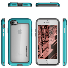 Cargar imagen en el visor de la galería, iPhone 7 Case, Ghostek®  Atomic Slim Series  for  iPhone 7 Rugged Heavy Duty Case [TEAL] (Color in image: Silver)
