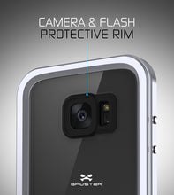 Load image into Gallery viewer, Galaxy S7 EDGE Waterproof Case, Ghostek Atomic 2.0 Silver Shock/Dirt/Snow Proof | Lifetime Warranty (Color in image: Black)

