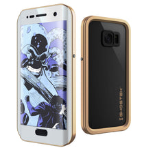 Load image into Gallery viewer, Galaxy S7 EDGE Waterproof Case, Ghostek Atomic 2.0 Gold Shock/Dirt/Snow Proof | Lifetime Warranty (Color in image: Gold)
