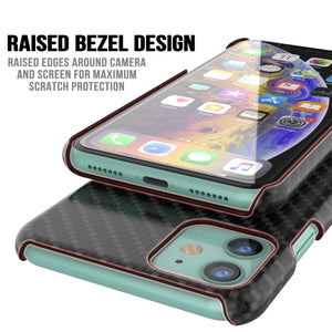 iPhone 11 Case, Punkcase CarbonShield, Heavy Duty & Ultra Thin 2 Piece Dual Layer [shockproof] 