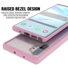 Load image into Gallery viewer, Galaxy Note 10+ Plus Punkcase Lucid-2.0 Series Slim Fit Armor Crystal Pink Case Cover (Color in image: Clear)
