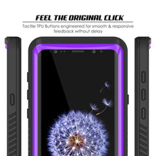 Cargar imagen en el visor de la galería, Galaxy S9 Waterproof Case, Punkcase [Extreme Series] [Slim Fit] [IP68 Certified] [Shockproof] [Snowproof] [Dirproof] Armor Cover W/ Built In Screen Protector for Samsung Galaxy S9 [Purple] (Color in image: White)
