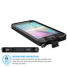 Load image into Gallery viewer, Galaxy S6 Waterproof Case, Punkcase SpikeStar Black Water/Shock/Dirt/Snow Proof | Lifetime Warranty (Color in image: light green)
