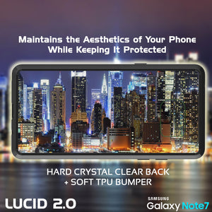 Note 7 Case Punkcase® LUCID 2.0 Black Series w/ PUNK SHIELD Screen Protector | Ultra Fit (Color in image: teal)