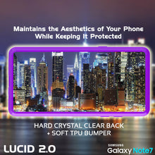 Cargar imagen en el visor de la galería, Note 7 Case Punkcase® LUCID 2.0 Purple Series w/ PUNK SHIELD Screen Protector | Ultra Fit (Color in image: black)
